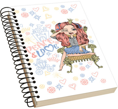 

MrSanotiyas A5 Notebook(Innovative Floral Notebook, Multicolor)