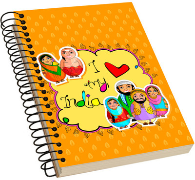 

MrSanotiyas A5 Notebook(Innovative Floral Notebook, Multicolor)