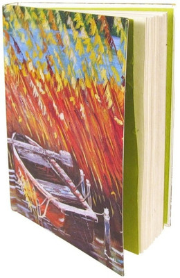 

Indha Craft A5 Diary(Indha Yacht Print Recycle Paper Diary, Multicolor)