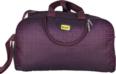 

Bright Luggage Bright 44 cms Dufle Bag Purple Color Duffel Strolley Bag(Purple)