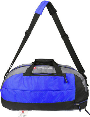 

Swiss Military (Expandable) LBP68 – DUFFLE CUM BACKPACK Travel Duffel Bag(Blue)