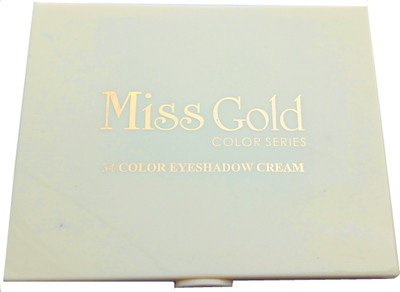 

Miss Gold 34 Color Series Eye shadow Cream 65 g(Multicolor)