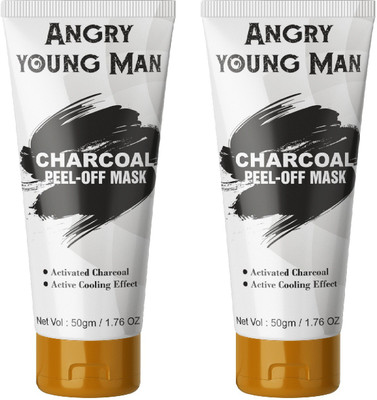 

Angry Young Man Activated Charcoal Peel-Off Mask Combo ( 2 X 50 Gram )(100 ml)