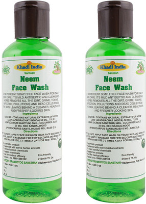 

Khadi India Santosh Neem Face Wash (210 ml) Face Wash(420 ml)