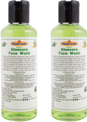 

Khadi India Santosh Aloevera Face Wash (210 ml) Face Wash(420 ml)