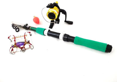 

Guru Kripa FISHING SET BEGA FISHING SET BEGA Green Fishing Rod(270 cm, .850, Green)