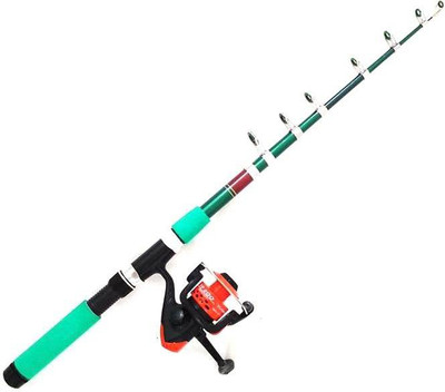 

Guru Kripa RED REEL AND GREEN ROD RED AND GREEN Red, Green Fishing Rod(270 cm, .500, Red, Green)