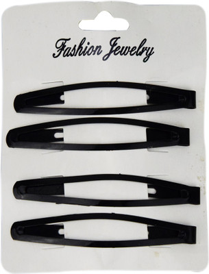 

ZEVORA Pack of 1 Black metal Tic Tac Hair Clips For Girls & Women Tic Tac Clip(Black)