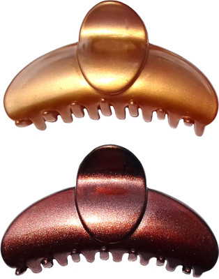 

Shreya Collection Combo of 2 Multicolour Big Size Hair Clutcher - 10050.4 Hair Claw(Multicolor)