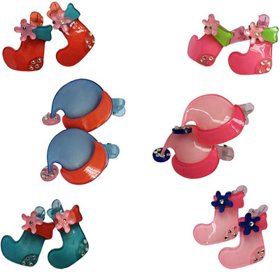

New Arihant Traders New Arihant Traders- Hair Clip/Hair Pin for baby Girls/Kids (Multicolor) (6 pieces) Hair Accessory Set, Hair Clip, Hair Pin, Tic Tac Clip(Multicolor)