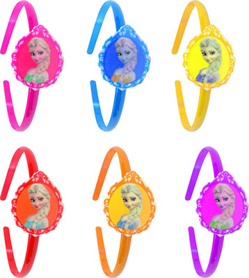 

EKAN Plastic Hair Bands For Baby Girls, Set Of 6, Multicolor Hair Band Hair Band(Multicolor)