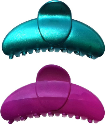 

Shreya Collection Combo of 2 Multicolour Big Size Hair Clutcher - 10050.1 Hair Claw(Multicolor)