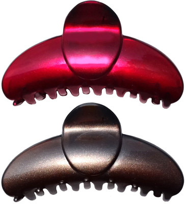 

Shreya Collection Combo of 2 Multicolour Big Size Hair Clutcher - 10050.3 Hair Claw(Multicolor)