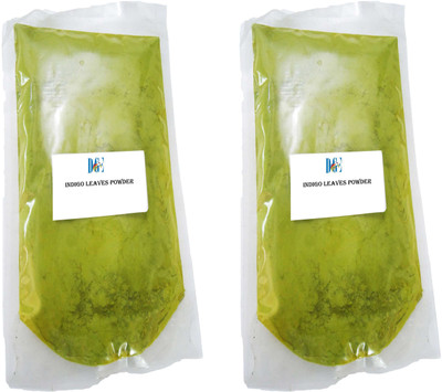 

DGE Natural Indigo Leaves Powder 2 X 100 Grams Pack Hair Color(BLACK)