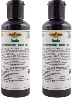 

Khadi India Santosh Amla Ayurvedic Hair Oil (210 ml) Hair Oil(210 ml)
