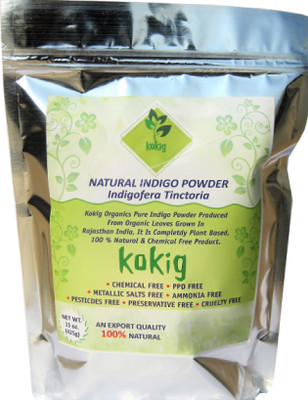 

kokig 100% Natural Herbal Organic INDIGO POWDER for hair ,Natural Way of Coloring Hair(425 g)