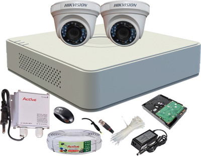 HIKVISION HIKVISION DS-7A04HGHI-F1/N OR DS-7AO4HGHI-F1/ECO 4CH DVR,DS-2CE5ACOT-IRP OR DS-2CE5ACOT-IRP/ECO DOME CAMERA 2PCS,1TB SATA HARD DISK,WITH 90 METER CABLE ,DC BNC AND SMPS COMBO KIT. Security Camera(1 TB, 4 Channel) HIKVISION HIKVISION DS-7A04HGHI-F1/N OR DS-7AO4HGHI-F1/ECO 4CH DVR,DS-2CE5ACOT-IRP OR DS-2CE5ACOT-IRP/ECO DOME CAMERA 2PCS,1TB SATA HARD DISK,WITH 90 METER CABLE ,DC BNC AND SMPS COMBO KIT. Security Camera(1 TB, 4 Channel)