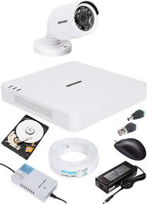 HIKVISION HIKVISION 1MP HD 4 CHANNAL DVR DS-7A04HGHI-F1/N OR DS-7A04HGHI-F1/ECO & 1Pcs BULLET 720p DS-2CE1ACOT-IRP OR DS-2CE1ACOT-IRP/ECO Camera 500 GB HDD 90 METAR CABLE COMBO KIT Security Camera(500 GB, 4 Channel) HIKVISION HIKVISION 1MP HD 4 CHANNAL DVR DS-7A04HGHI-F1/N OR DS-7A04HGHI-F1/ECO & 1Pcs BULLET 720p DS-2CE1ACOT-IRP OR DS-2CE1ACOT-IRP/ECO Camera 500 GB HDD 90 METAR CABLE COMBO KIT Security Camera(500 GB, 4 Channel)