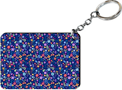 

Saltine Multicolor Floral Print Key Chain