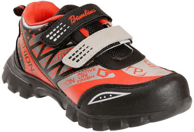 

Liberty Boys Velcro Running Shoes(Red, Black;red