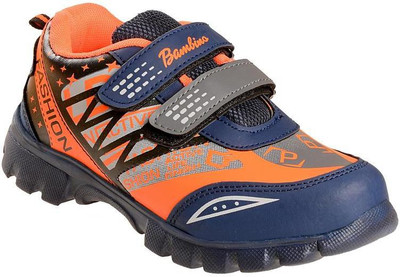 

Liberty Boys Velcro Running Shoes(Orange, Blue;orange