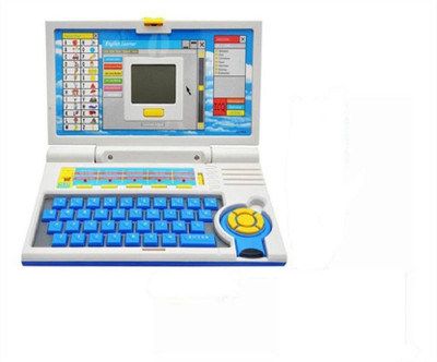 GDE Educational Computer ABC and 123 Learning Kids Laptop with LED Display and Music(Multicolor)
