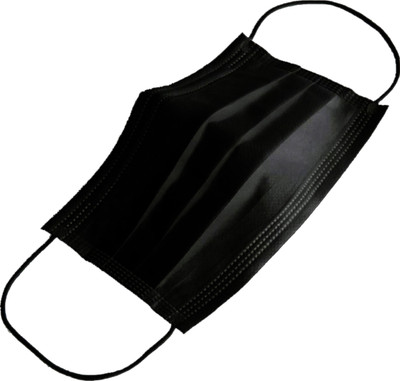 

AutoKraftZ High Quality Disposable Non Woven Black Face Mask Medical Dental Earloop Anti-dust Anti-Pollution Flu Surgical Masks Respirator (1 Piece) Exclusive Disposable Pollution Mask Black DMB-01 Mask