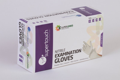 

Supertouch Sup0002-S Nitrile Examination Gloves(Pack of 100)