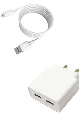 DAKRON Wall Charger Accessory Combo for Samsung Galaxy J7 Max(White)