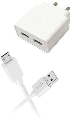 DAKRON Wall Charger Accessory Combo for Lenovo K6 Power(White)