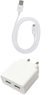 DAKRON Wall Charger Accessory Combo for Sony Xperia X Dual SIM(White)