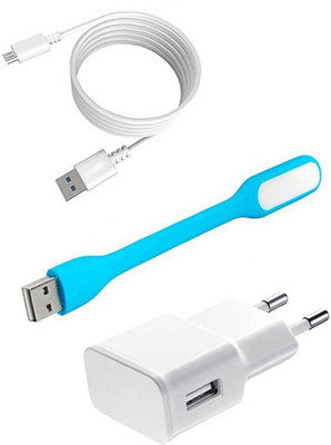 DAKRON Wall Charger Accessory Combo for Samsung Galaxy J7 Max(White)