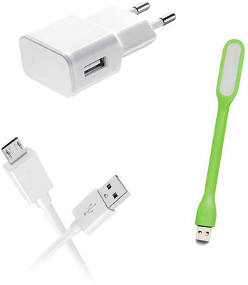 DAKRON Wall Charger Accessory Combo for Huawei Honor 7X(White)