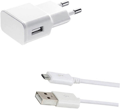 DAKRON Wall Charger Accessory Combo for VIVO V9(White)