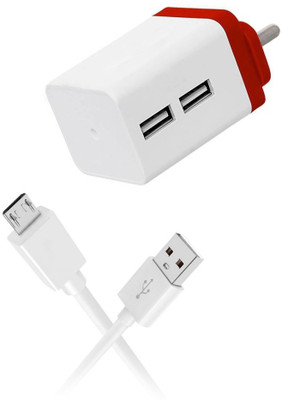 DAKRON Wall Charger Accessory Combo for Huawei Honor 7X(White)