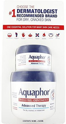 

Aquaphor Healing Ointment - Advanced Therapy Skin Protectant 2 Pack - 14Oz + 3.5Oz(414.03 ml)