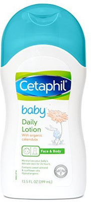 

Cetaphil Baby Daily Lotion With Organic Calendula, Sweet Almond Oil And Sunflower Oil, 13.5 Ounce(399.24 ml)