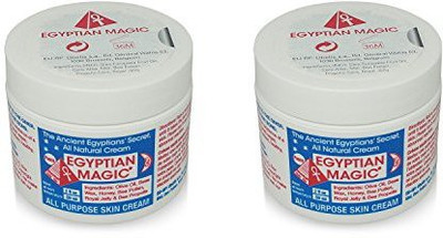 

Egyptian Magic All Purpose Skin Cream (Pack Of 2) With Beeswax, Honey, Royal Jelly, And Olive Oil, 2 Oz.(59.15 ml)