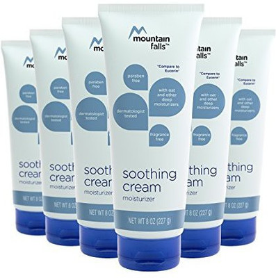 

Mountain Falls Soothing Cream Moisturizer With Oat, Fragrance Free, Paraben Free, Compare To Eucerin, 8 Ounce (Pack Of 6)(236.59 ml)