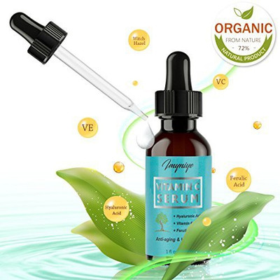 

Imyniye Organics Vitamin C Serum For Face Facial Serum Anti Aging Serum C With Hyaluronic Acid Vitmin E Witch Hazel Ferulic Acid Anti Wrinkle 1 Oz 30 Ml(29.57 ml)