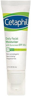 

Cetaphil Daily Facial Moisturizer With Sunscreen, Spf 50+, 1.7 Fluid Ounce(50.28 ml)