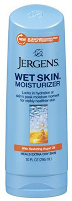 

Jergens Wet Skin Moisturizer Argan Oil 10 Ounce (295Ml) (3 Pack)(295.74 ml)