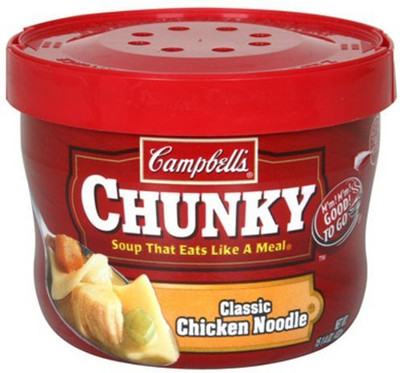

Campbell's Microwaveable Chunky Chicken Noodle Soup, 15.25-Ounce (Pack Of 8)(451 ml)