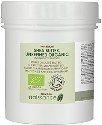 

Naissance Organic Shea Butter Unrefined 3.5 Oz. 100% Pure Ghanaian Shea Butter, Certified Organic By The Uk Soil Association (Licence Number Da21110).(103.51 ml)