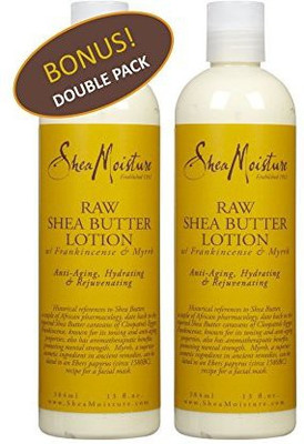 

Shea Moisture Raw Shea Butter Hydrating Body Lotion 13 Oz (2 Pack)(384.46 ml)