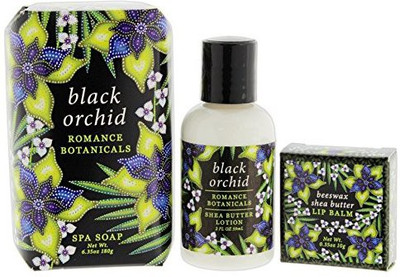 

Greenwich Bay Bundle Of 3 Spa Soap, 2 Ounce Lotion, & Beeswax Lip Balm Set (Black Orchid)(59.15 ml)