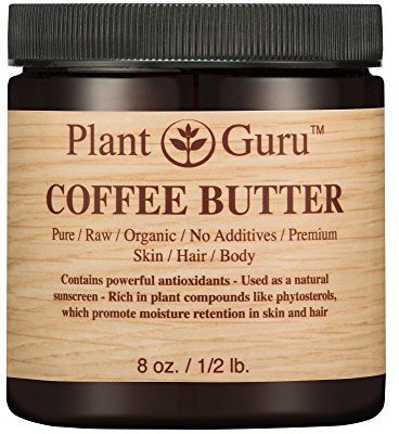 

Plant Guru Coffee Butter 8 Oz. 100% Pure Raw Fresh Natural Cold Pressed. Skin Body And Hair Moisturizer, Diy Creams, Balms, Lotions, Soaps.(236.59 ml)