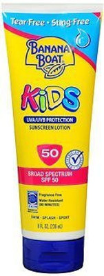 

Banana Boat Kids Sunscreen Lotion Spf 50 - 8 Oz, Pack Of 2(236.59 ml)