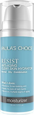 

Paula's Choice Resist Anti Aging Clear Skin Hydrator Moisturizer For Facial Blemishes, Sun Damage, Wrinkles, Discoloration 1.7 Oz Bottle(50.28 ml)