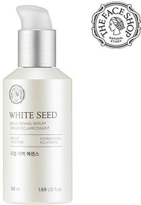 

The Face Shop Anti Aging Serum Facial Moisturizer, Advanced Brightening And Skin Repair With Natural White Seed Extract - 1.69 Oz 50 Ml(49.98 ml)